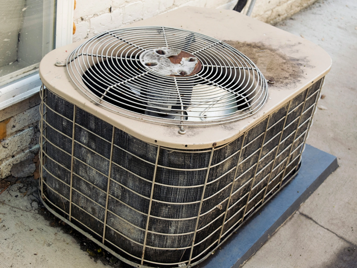 Old AC unit replacement consultation in San Antonio Texas